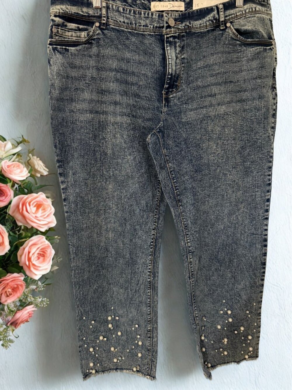 Cato Crop Gem Jeans - NWT